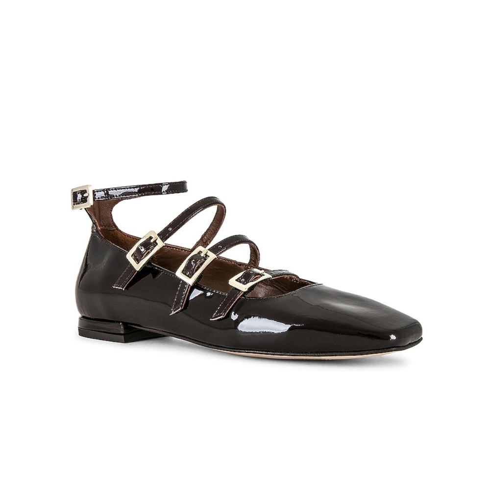 ALOHAS - Luke Leather Ballet Flat - Onix Coffee Brown - Size 38